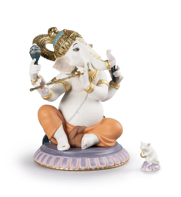 Bansuri Ganesha Figurine. Limited Edition