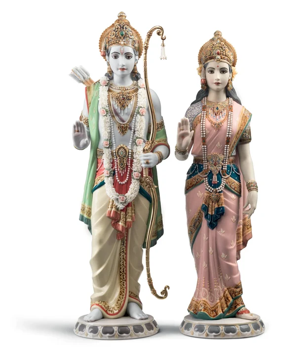Rama and Sita Sculpture. Limited Edition