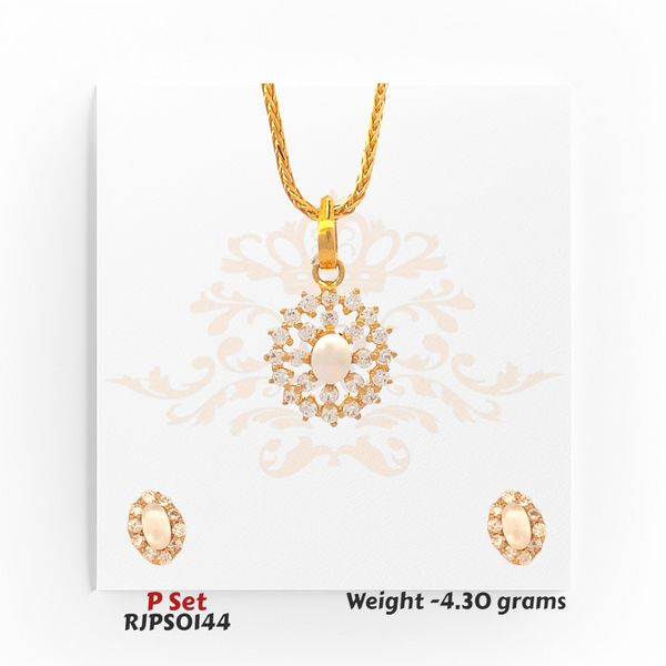 22kt Gold Pendant Set RJPS0144