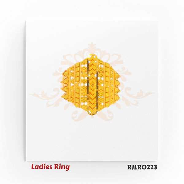 Hexagonal Heritage Gold Ring – RJLR0223
