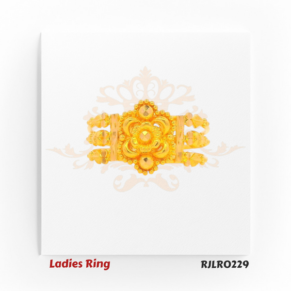 Gold Floral Heritage Ring – RJLR0229