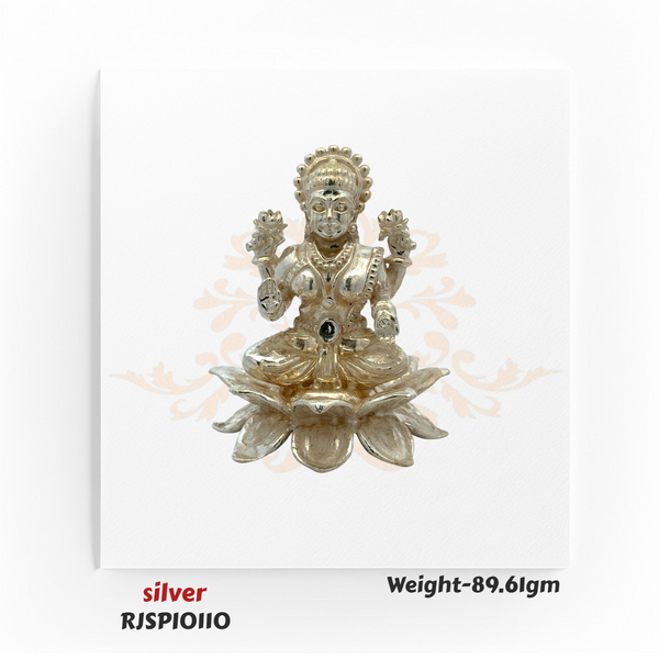 Silver Goddess Lakshmi Idol – RJSPI0110